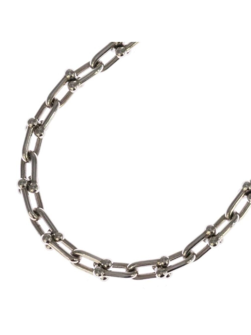 Tiffany & Co HardWear Small Link Necklace Chain Silver